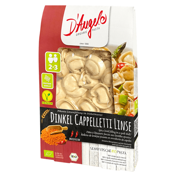 D&#039;Angelo Økologisk spelt Cappelletti Linser