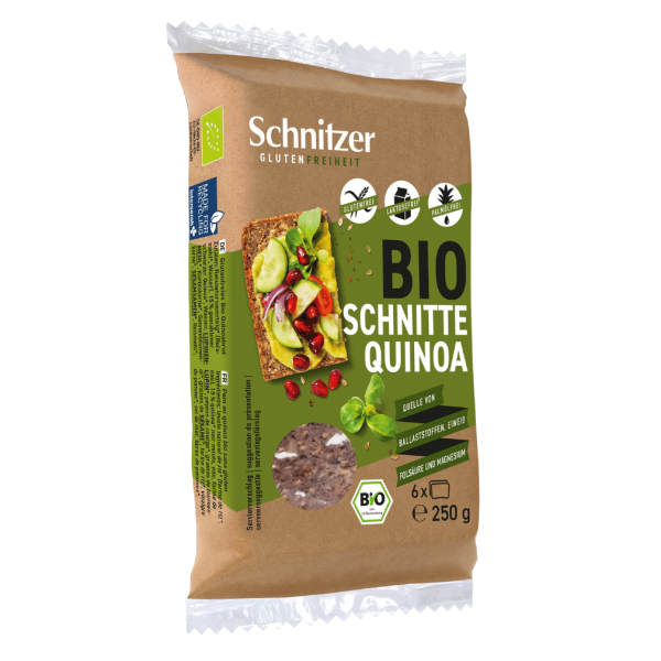 Schnitzer Økologisk sort quinoa i skiver