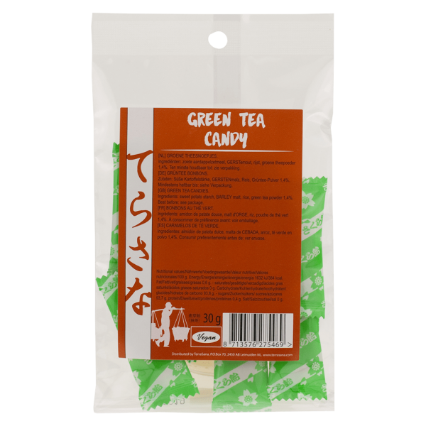 TS Import Grøn te-slik, 10 stk.