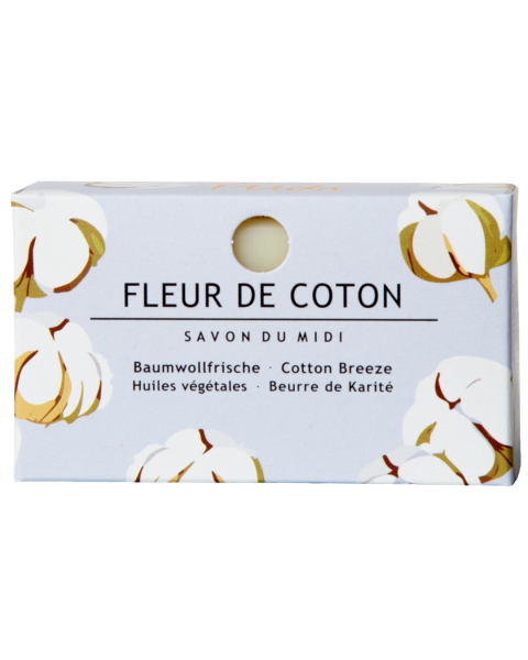 Savon Du Midi Karité Seife Fleur de Coton - im Designkarton
