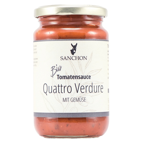 Sanchon Økologisk tomatsauce Quattro Verdure