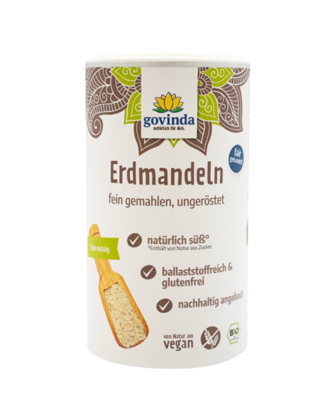 Govinda Bio Erdmandeln gem. ungeröstet, 250g