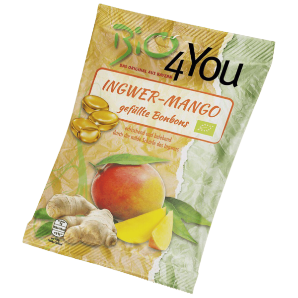Bio4You Økologiske ingefær-mango-bonbons