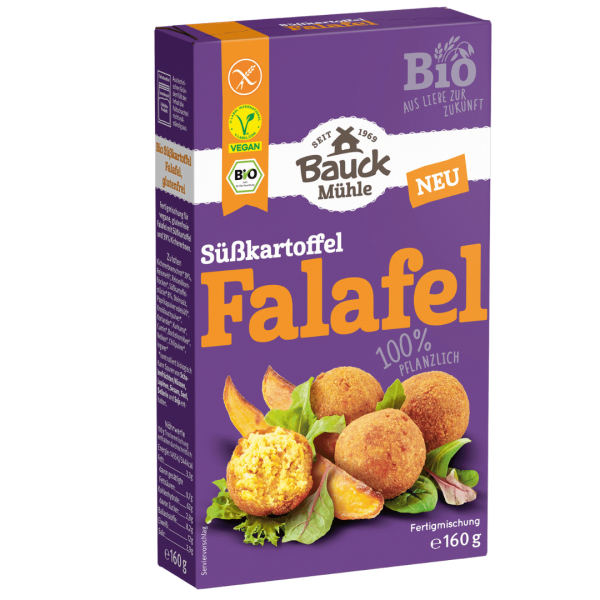 Bauckhof Økologisk falafel sød kartoffel færdigblanding 160g