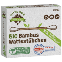 Outdoor Freakz Bambus Wattestäbchen, 100 St Outdoor Freakz Bambus Wattestäbchen, 100 St