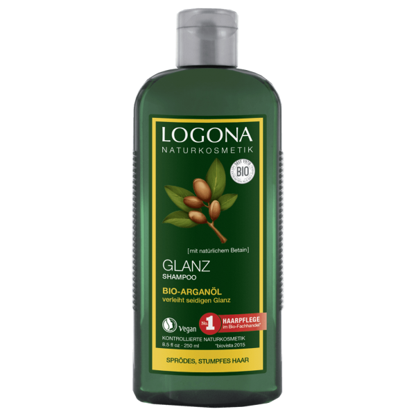 Logona Shine shampoo arganolie, 250 ml