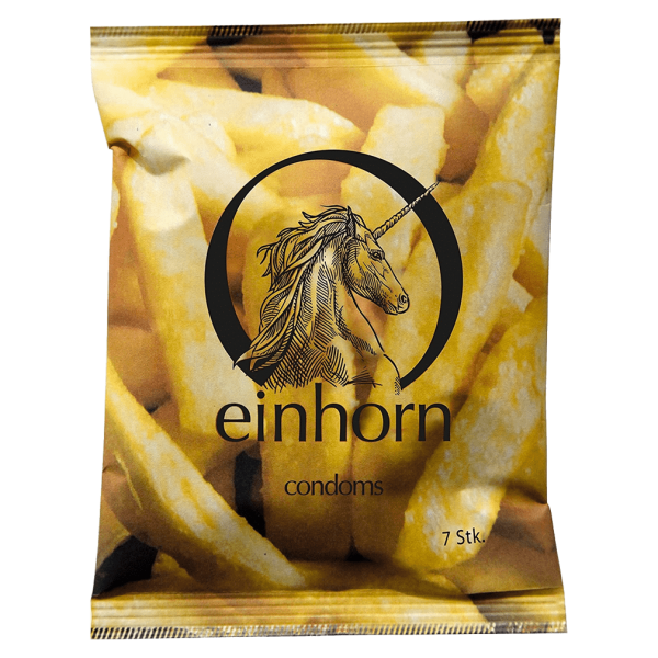 einhorn Veganske kondomer foodporn 7pcs pack