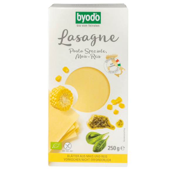 byodo Økologisk lasagne majs ris 250g