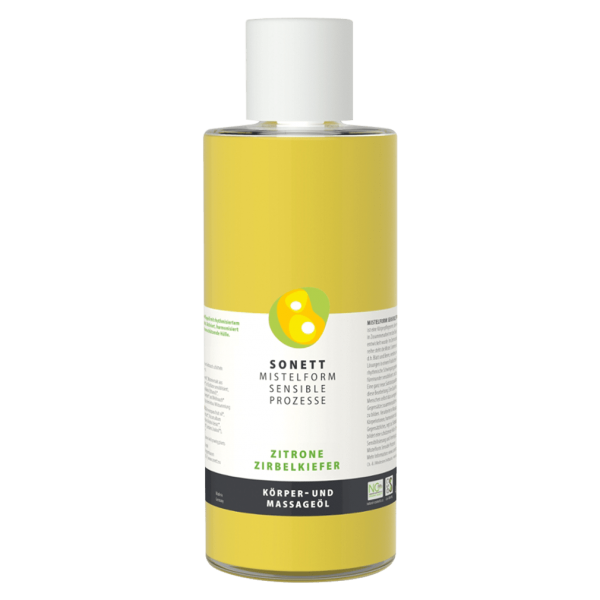 Sonett Krops- og massageolie citron-cembrafyr