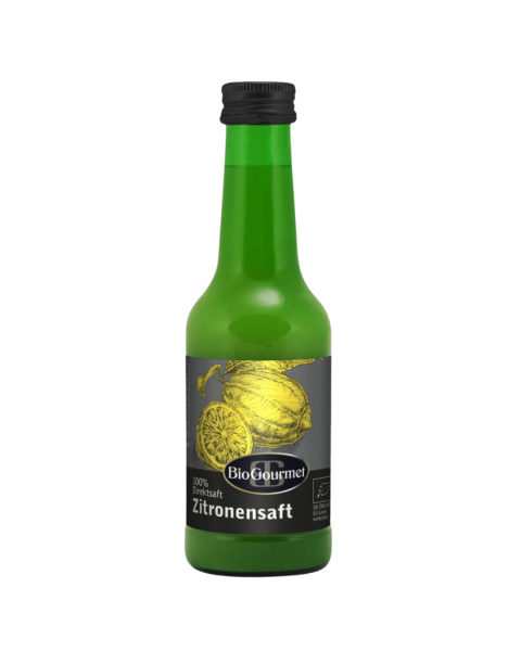 BioGourmet Bio citronsaft 100% direkte saft, 200ml