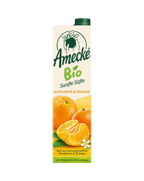 Amecke Øko Mandarin &amp; Appelsin syrefattig, 1 l