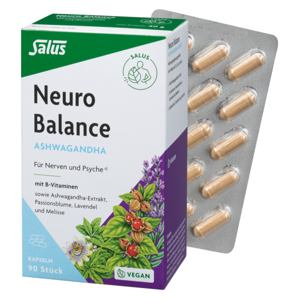 Salus Neuro Balance Ashwagandha kapsler, 30 stk.