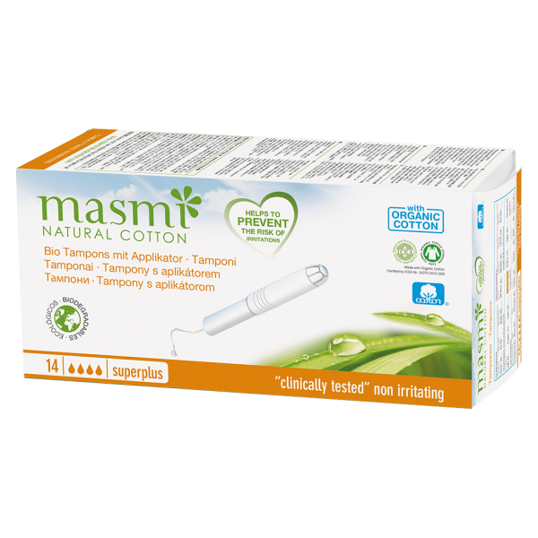 Masmi Organic Care Bio Tamponer Super Plus med applikator