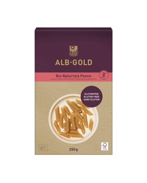 Alb-Gold Bio Naturreis Penne, 250 g