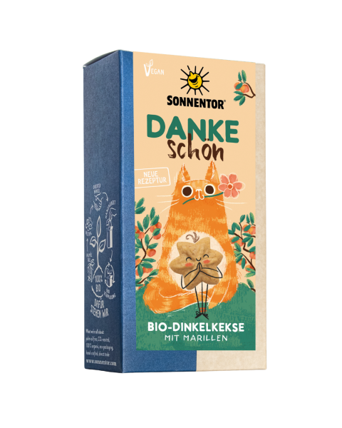 Sonnentor Bio Dankeschön Kekse 125 g, Packung