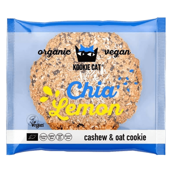Kookie Cat Økologisk Chia Lemon Cookie