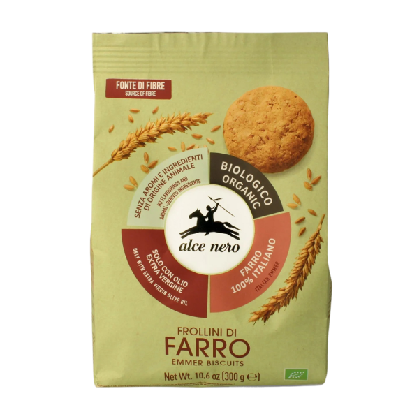 Alce Nero Bio Dinkelkekse, 300g