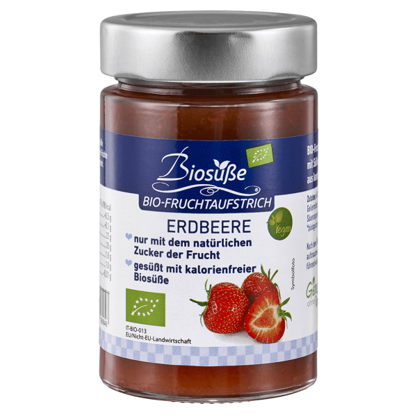 Biosüße Økologisk frugtsmørelse jordbær