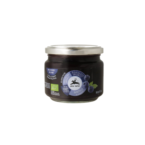 Alce Nero Bio Fruchtzubereitung mit Heidelbeeren, 270g