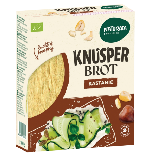 Naturata Økologisk sprødbrød kastanje glutenfrit, 100 g