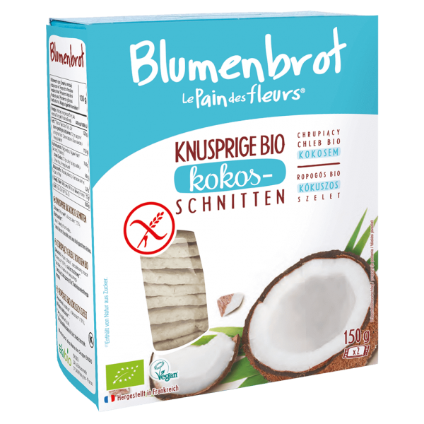 Blumenbrot Økologiske sprøde kokosnøddeskiver glutenfri