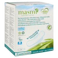 Masmi Organic Care Økologisk hygiejnebind Ultra Extra Long Masmi Organic Care Økologisk hygiejnebind Ultra Extra Long