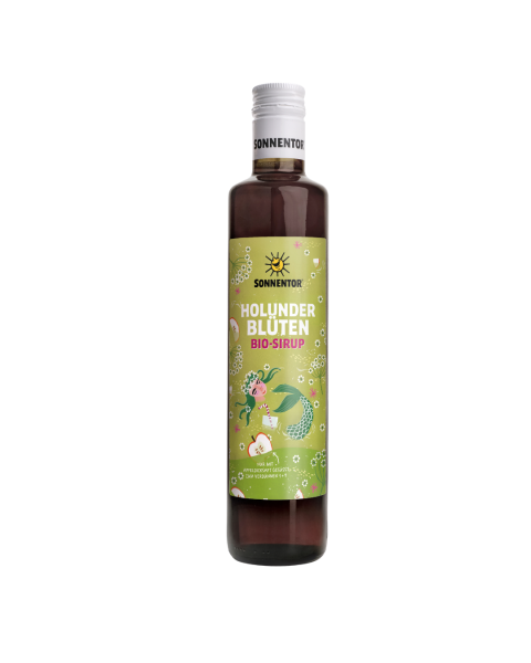 Sonnentor Bio Holunderblüten Sirup, 500 ml