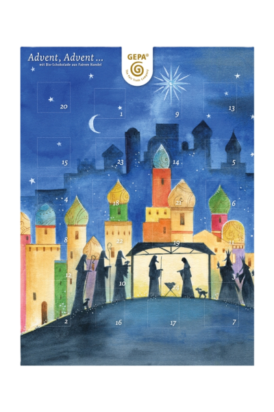 GEPA Økologisk chokolade-adventskalender