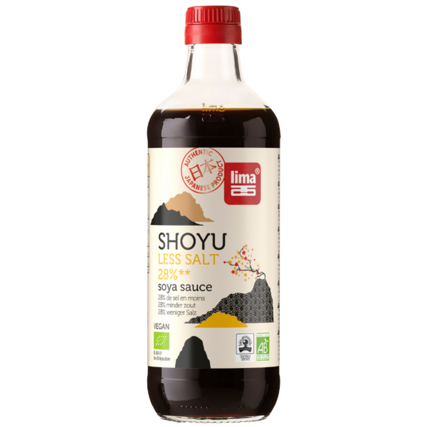 Lima Økologisk Shoyu 28 % mindre salt