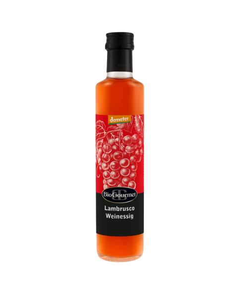 BioGourmet Bio Lambrusco Rotwein Essig, 500ml
