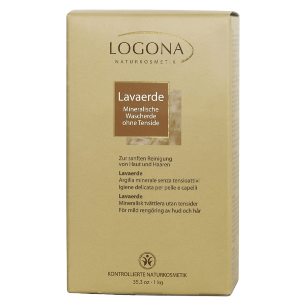 Logona Lava ler pulver, 1kg