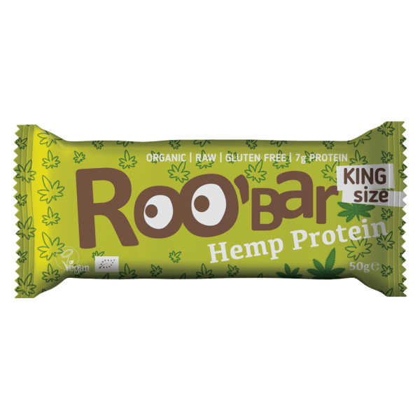 Roobar Økologisk raw food bar hamp protein