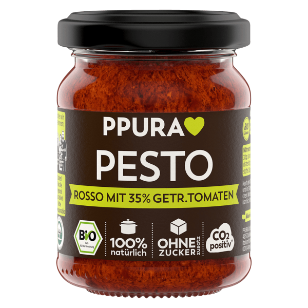 PPura Økologisk Pesto Rosso med tørrede tomater