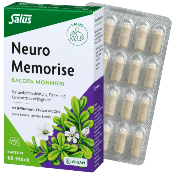 Salus Neuro Memorise Bacopa monnieri kapsler