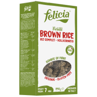 Felicia Fusilli af økologiske fuldkornsris Felicia Fusilli af økologiske fuldkornsris