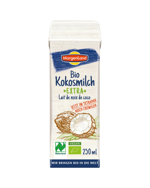 MorgenLand Bio Kokosmilch, 250 ml