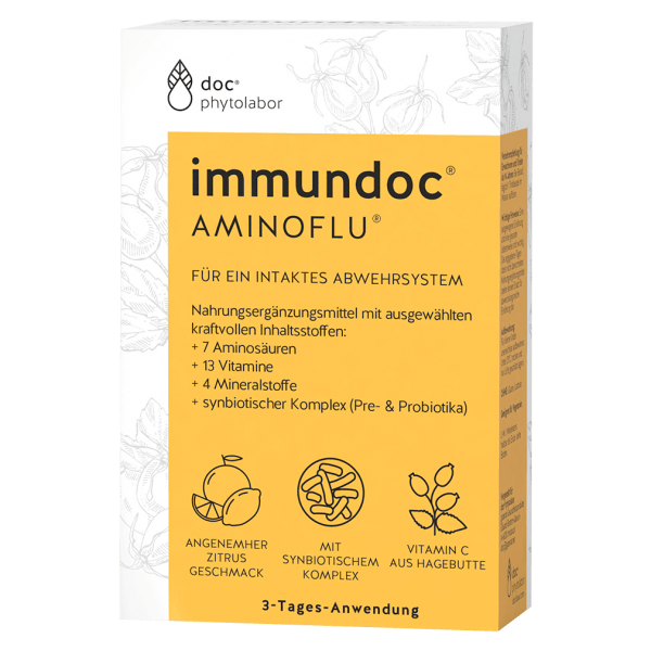 doc phytolabor immundoc AMINOFLU drikketaske