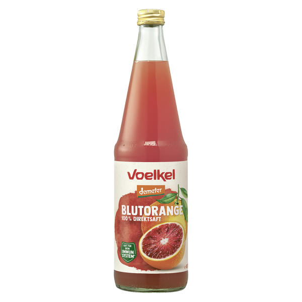Voelkel Økologisk blodappelsinjuice 100% direkte juice