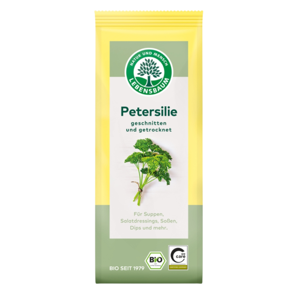 Lebensbaum Bio Petersilie, gerebelt und getrocknet
