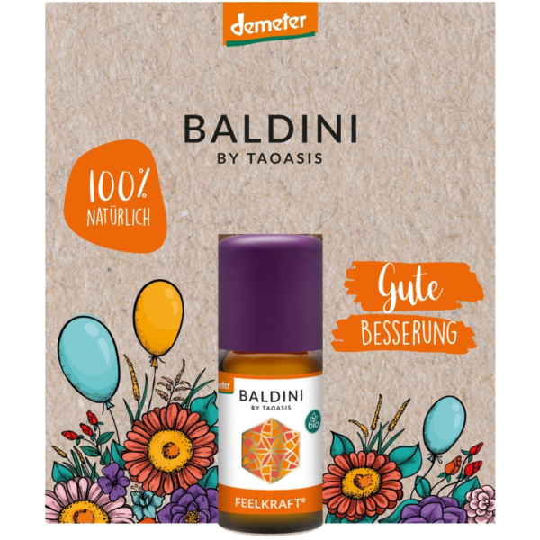 Baldini Gute Besserung Mini-Duftset mit Holzblume