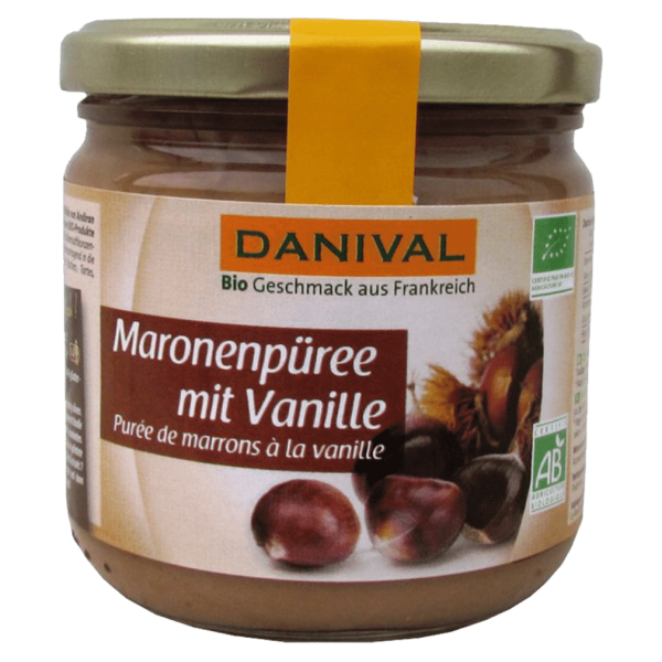 Danival Økologisk kastanjepuré med vanilje