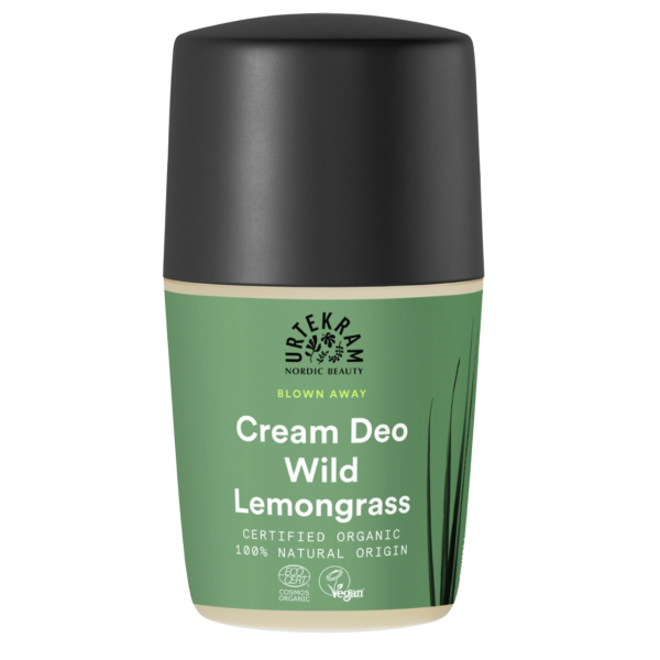 Urtekram Lemongrass cremedeo roll-on, 50 ml