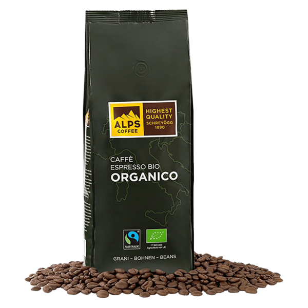 Alps Coffee Bio Organico, espresso, hele bønner