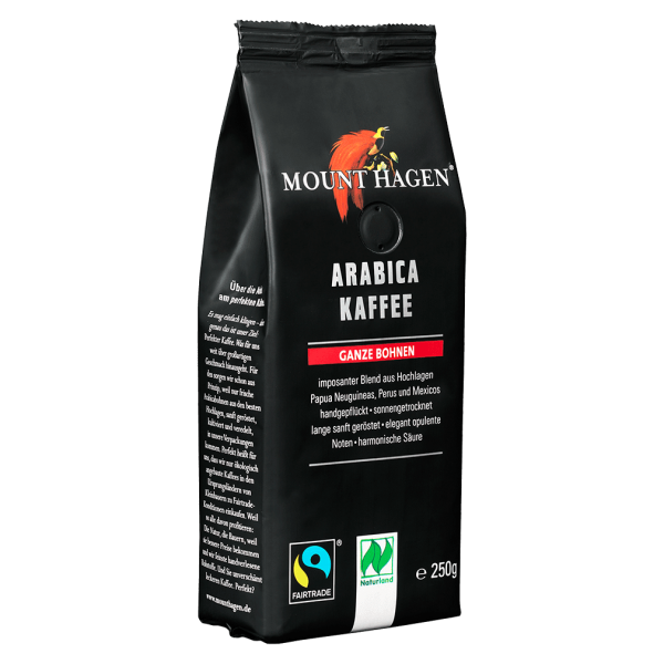 Mount Hagen Økologisk Arabica ristet kaffe, hele bønner