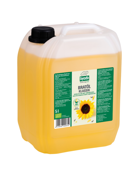 byodo Økologisk stegeolie Klassik af high oleic-solsikker