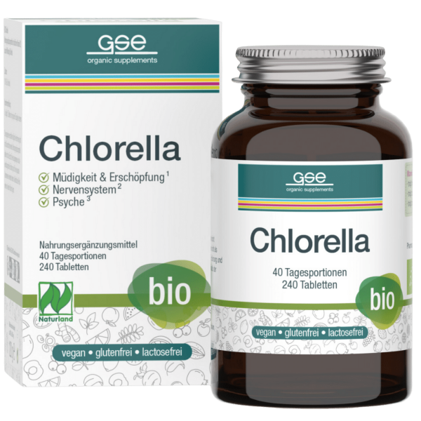 GSE Økologiske Chlorella tabletter 240 St