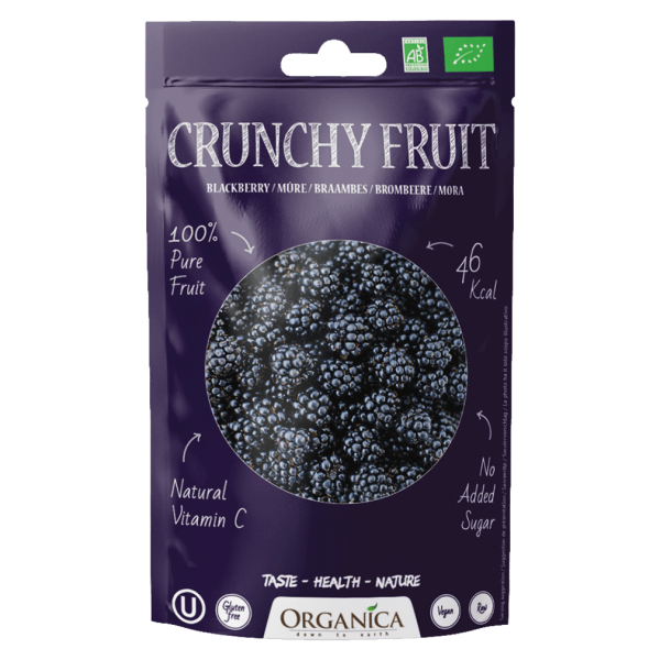 Organica Økologisk Crunchy Fruit, brombær