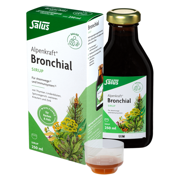 Salus Alpenkraft Bronchial hostesirup, 500 ml