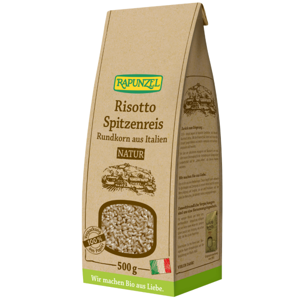 Rapunzel Bio Risotto Rundkorn Spitzenreis &#039;Ribe&#039; natur / Voll