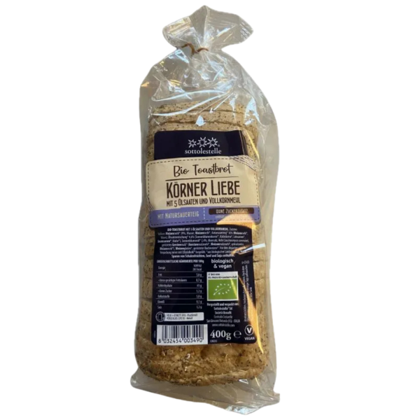Sottolestelle Bio Toastbrot Körner Liebe